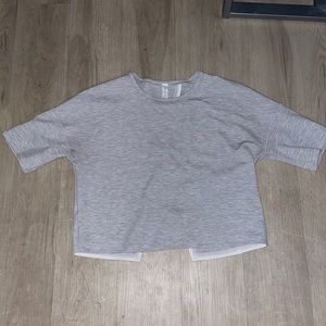 Lululemon light gray top size 6